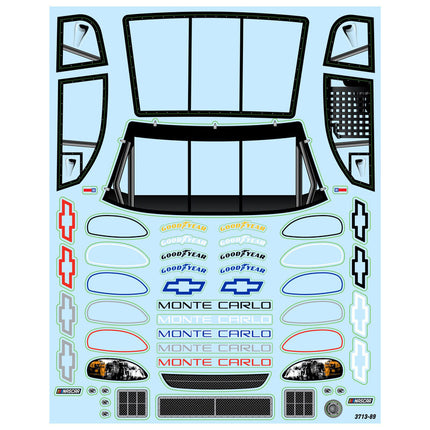 Pro-Line 1/12 Pre-Cut 1996 Chevy Monte Carlo Clear Body: Losi NASCAR® — PRO371317