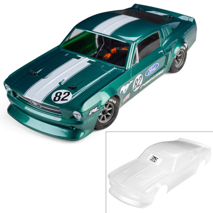 Pro-Line 1/12 Pre-Cut 1968 Ford Mustang Clear VTA Body – Losi NASCAR (PRO372817)