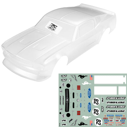 Pro-Line 1/12 Pre-Cut 1968 Ford Mustang Clear VTA Body – Losi NASCAR (PRO372817)