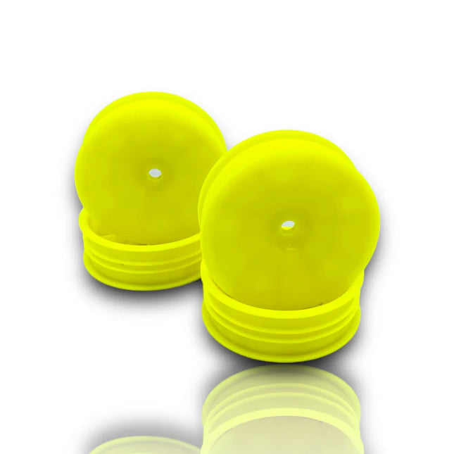 Pro-Motion 2.2" 2WD Front Slim Carpet Buggy Wheels (4) Available in Yellow (3080-Y) or White (3070-W)