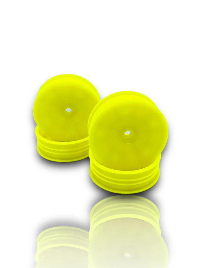 Pro-Motion 2.2" 2WD Front Slim Carpet Buggy Wheels (4) Available in Yellow (3080-Y) or White (3070-W)
