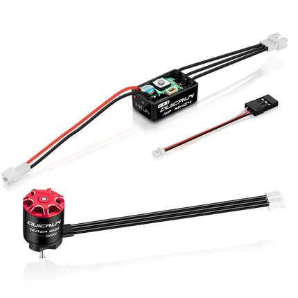 Hobbywing Quicrun Mini24 Waterproof Brushless ESC Combo w/1621SL (3500Kv)  SKU: 38020436