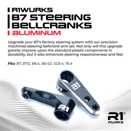 R1WURKS (B7 Series) Aluminum Steering Bellcranks – 900056