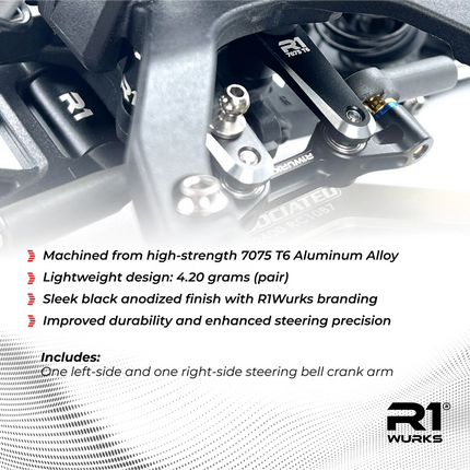 R1WURKS (B7 Series) Aluminum Steering Bellcranks – 900056