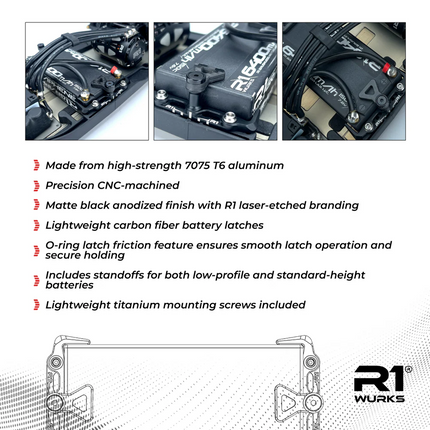R1WURKS (B7 Series) Battery Mount Set – 900104