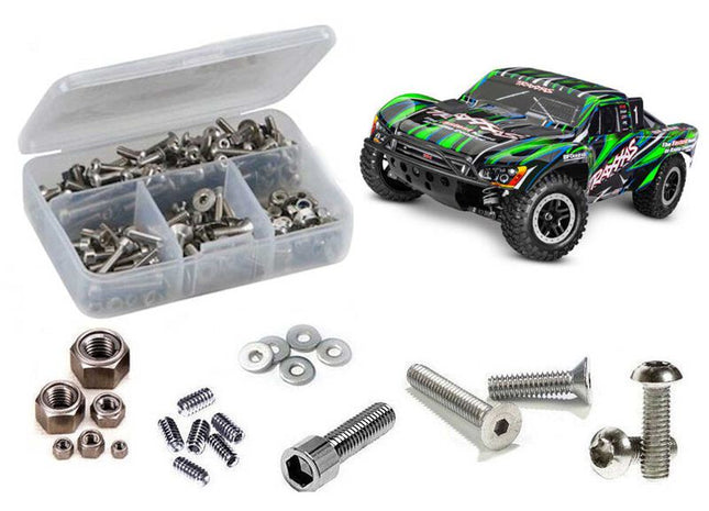 RC Screwz Stainless Steel Screw Kit for Traxxas® Slash® 4x4 BL-2s 1/10 – RCZTRA142