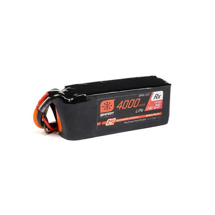 Spektrum RC 2S Smart G2 Receiver LiPo 15C Battery Pack (7.4V/4000mAh) w/IC3 Connector SPMX-1057