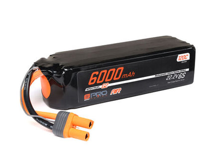 Spektrum RC 6S Smart G2 Pro Air 120C LiPo Battery (22.2V/6000mAh) w/ IC5 Connector Part #: SPMX1070