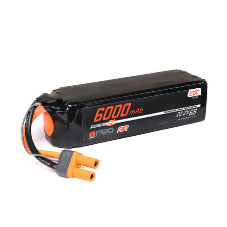 Spektrum RC 6S Smart G2 Pro Air 120C LiPo Battery (22.2V/6000mAh) w/ IC5 Connector Part #: SPMX1070