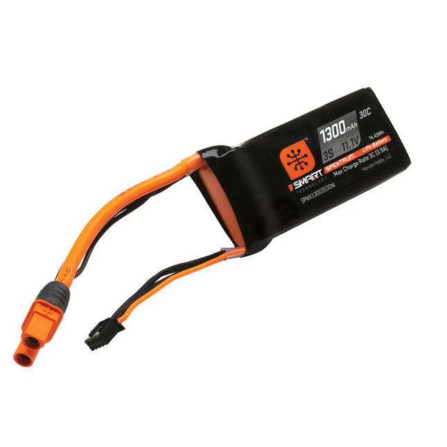 Spektrum 3S 1300mAh 50C Smart LiPo Battery – IC3 Connector SPMX13003S30M