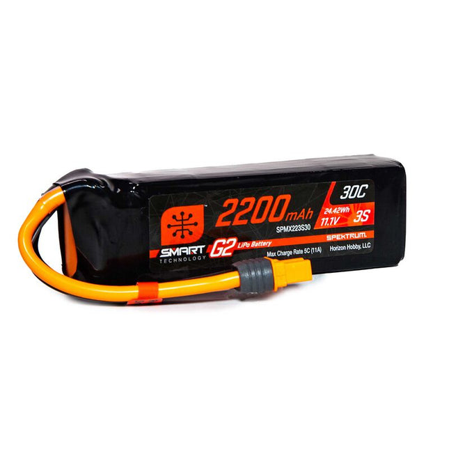 Spektrum 3S 2200mAh 30C Smart G2 LiPo Battery – IC3 Connector