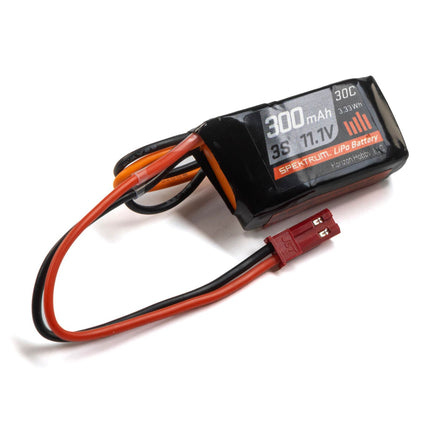 Spektrum RC 3S 30C LiPo Battery Pack w/ JST Connector (11.1V/300mAh) (SPMX3003SJ30)