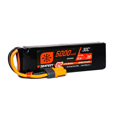 Spektrum Smart G2 11.1V 5000mAh 3S 30C LiPo Battery (IC5) – SPMX53S30