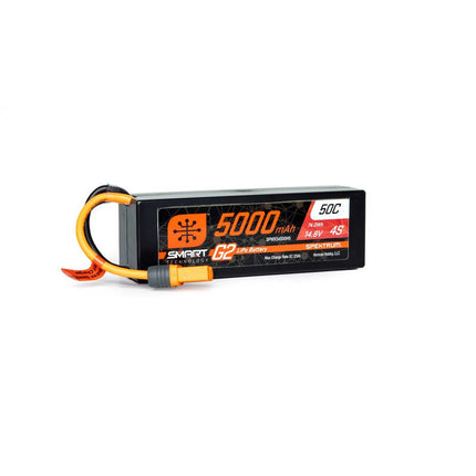 Spektrum RC 4S Smart G2 LiPo 50C Battery Pack (14.8V/5000mAh) w/IC5 Connector Part Number: SPMX54S50H5