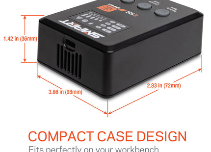 Spektrum RC S100 Smart Charger w/USB-C GaN Power Supply Combo (4S/100W) Part# SPMXC2090P