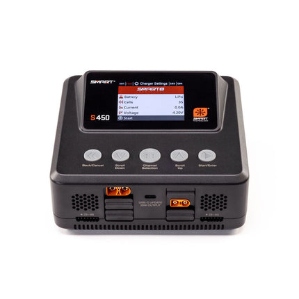 Spektrum RC S450 G2 Quad Smart LiPo Battery Charger (6S/10A AC 200W / DC 400W) – SPMXC3040