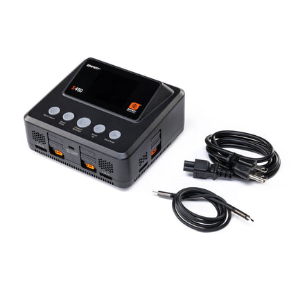 Spektrum RC S450 G2 Quad Smart LiPo Battery Charger (6S/10A AC 200W / DC 400W) – SPMXC3040