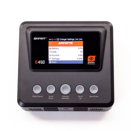 Spektrum RC S450 G2 Quad Smart LiPo Battery Charger (6S/10A AC 200W / DC 400W) – SPMXC3040