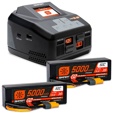 🔋 Spektrum RC Smart G2 PowerStage 6S Bundle - Part#: SPMXPSS650
