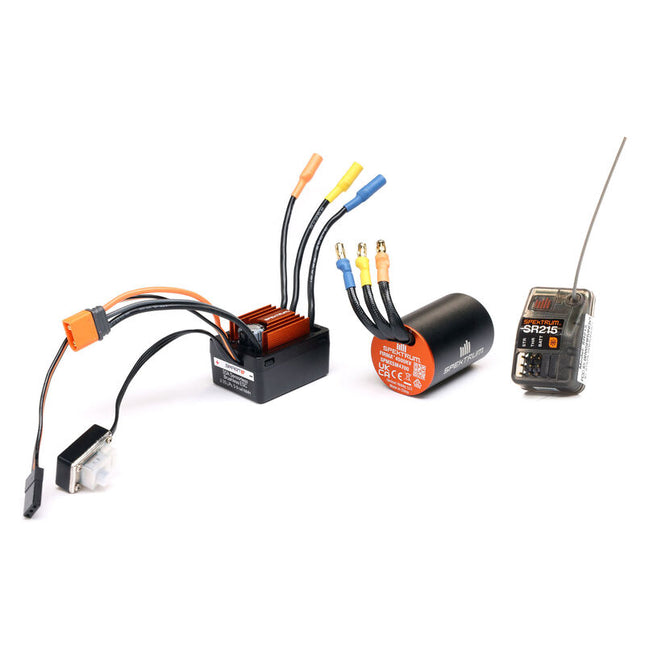 Spektrum Firma Brushless Motor / ESC / Receiver Combo, 4500Kv: NASCAR PART: SPMXSEMC25
