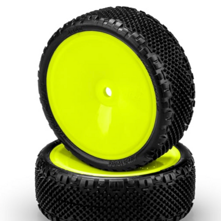 JConcepts Pin Swag LP Wide 2.2" Pre-Mounted 2WD Front Buggy Carpet Tires (Pink) (2) w/12mm Hex – JCO4062