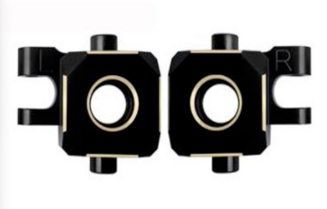 BOOF RC Brass Steering Knuckles for Traxxas TRX-4M 1/18 Mini Crawler (2)