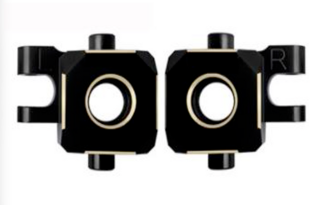 BOOF RC Brass Steering Knuckles for Traxxas TRX-4M 1/18 Mini Crawler (2)