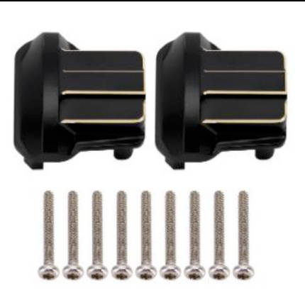 BOOF RC Brass Differential Covers for Traxxas TRX-4M 1/18 Mini Crawler (2)
