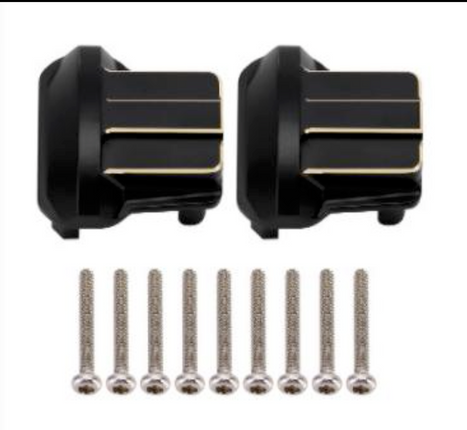 BOOF RC Brass Differential Covers for Traxxas TRX-4M 1/18 Mini Crawler (2)