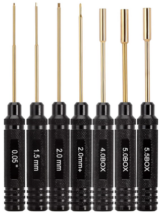 BOOF RC 7-Piece RC Screwdriver & Nut Driver Tool Set