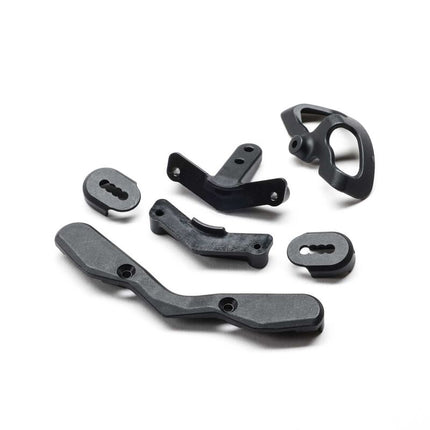 Team Losi Racing Shock Tower Guards, Upper Wing Mount & Spur Shield 22X TLR-1104