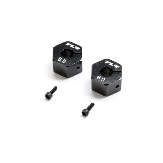 Team Losi Racing 22X Aluminum 12mm Wheel Hex (2) (8mm) (TLR-1161)