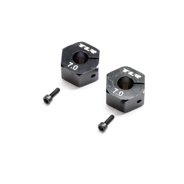 Team Losi Racing 22X Aluminum 12mm Wheel Hex (2) (7mm) – TLR-1169