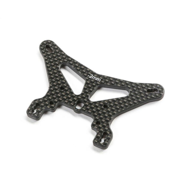 Team Losi Racing 22X-4 2.0 Carbon Fiber Rear Shock Tower (-2mm) (TLR-1285)