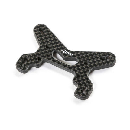 Team Losi Racing 22X-4 2.0 Carbon Fiber Front Shock Tower (-2mm) (TLR-1306)