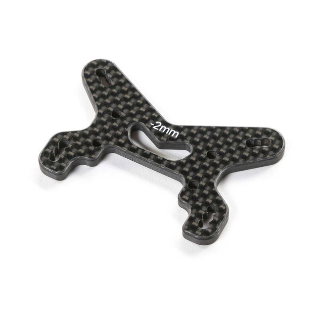 Team Losi Racing 22X-4 2.0 Carbon Fiber Front Shock Tower (-2mm) (TLR-1306)