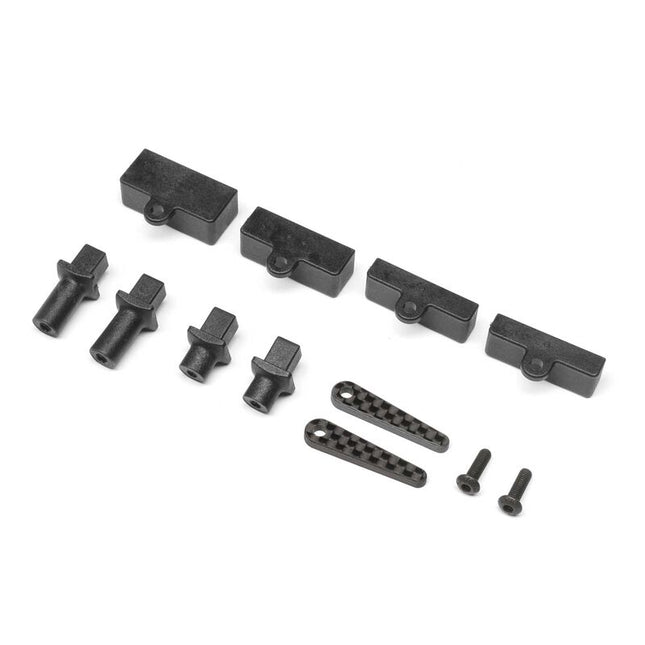Team Losi Racing 22X-4 Elite Carbon Tab Battery Mount Set TLR231102