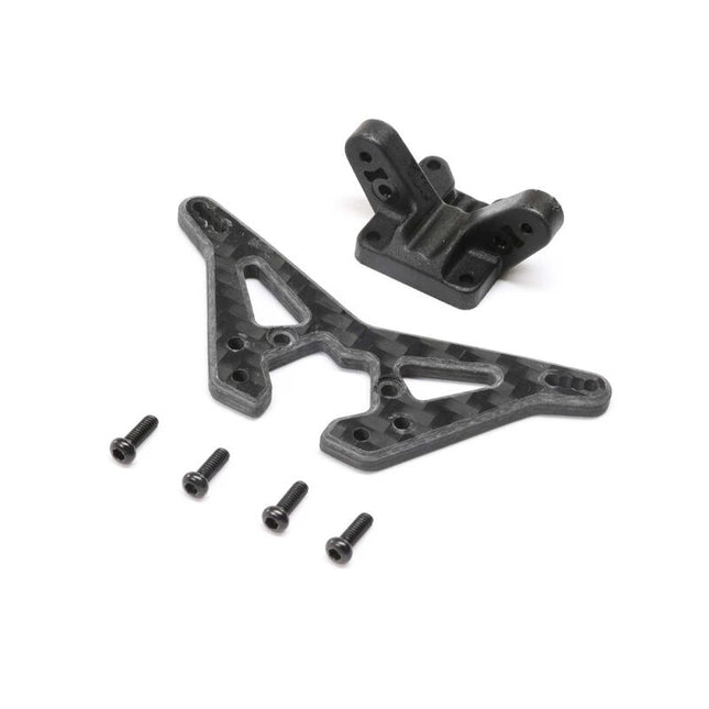 Team Losi Racing Mini-B Carbon Rear Shock Tower | Part #: TLR314000
