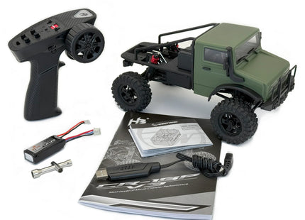 HobbyPlus CR18P V3 Trail Hunter 1/18 Brushless RTR Micro Rock Crawler  Matte Green (HBP1810418-V3) / Matte Sand (HBP1810419-V3)
