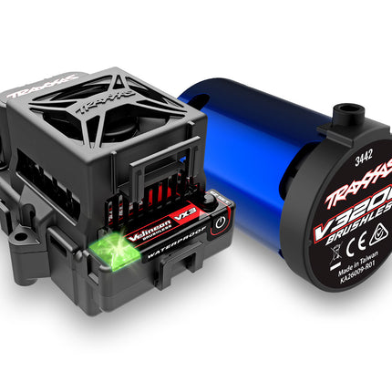 Traxxas Rustler® 4X4 VX3 1/10 RTR 4WD Brushless Stadium Truck (Purple, Red, Green, Blue or Black) w/VX3 ESC, TQi™ Sport 2.4GHz Radio & TSM® (67464-4)
