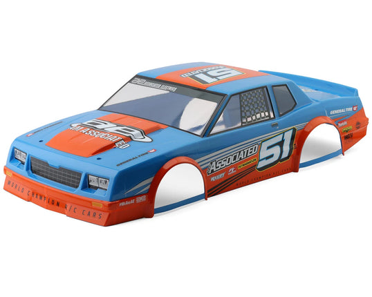Team Associated SR10M Street Stock Pre-Painted Oval Body (Blue) 71055