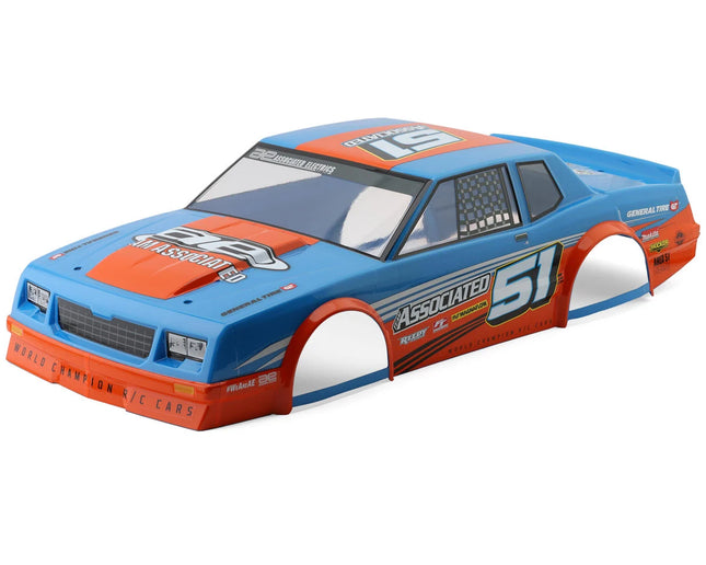 Team Associated SR10M Street Stock Pre-Painted Oval Body (Blue) 71055
