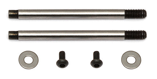 Team Associated FT 3x21mm V2 Chrome Shock Shafts – ASC91616