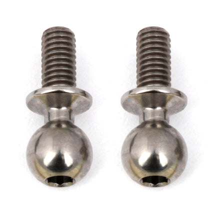 Team Associated 4mm Factory Team Heavy Duty Titanium Ball Stud Set (2) (91750)