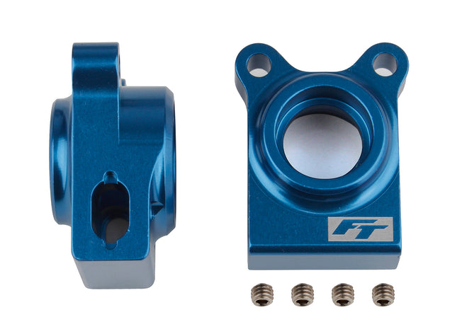 Team Associated RC10B74.1 Factory Team Aluminum Rear Hubs (Blue or Black) – 92270 / 92271