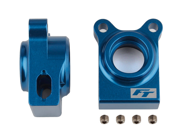 Team Associated RC10B74.1 Factory Team Aluminum Rear Hubs (Blue or Black) – 92270 / 92271