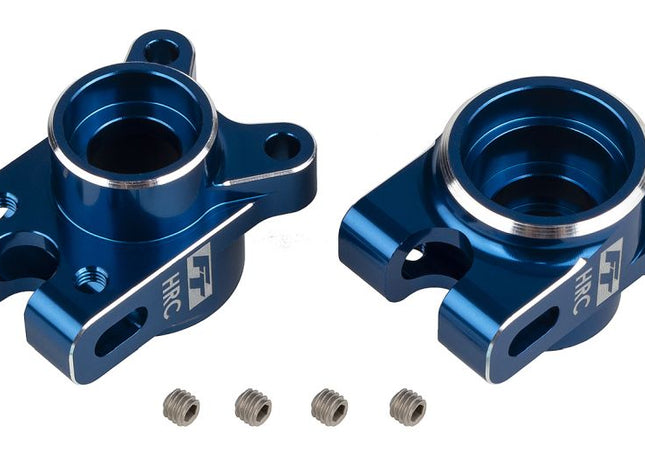 Team Associated RC10B7 FT Rear Hub Set, HRC, Blue or Black – 92473 / 92474