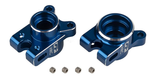 Team Associated RC10B7 FT Rear Hub Set, HRC, Blue or Black – 92473 / 92474