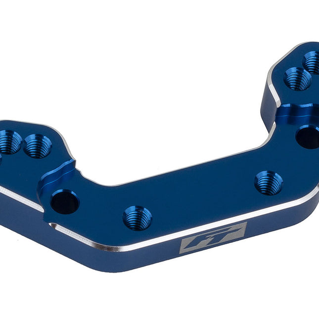 Team Associated RC10B7 FT Ballstud Mount +2mm, Blue Aluminum – ASC92477