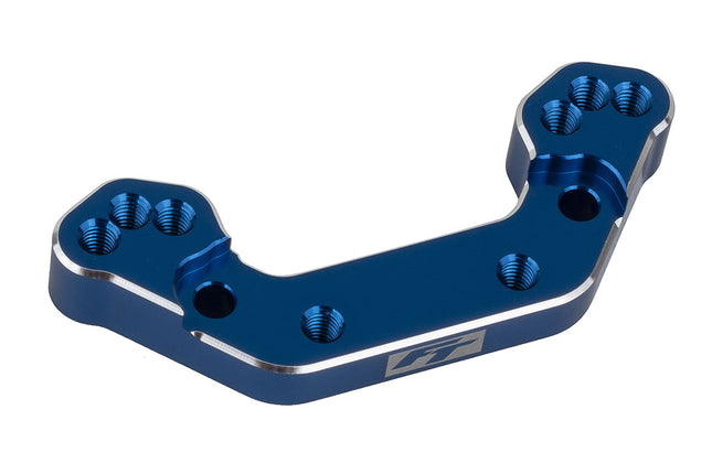 Team Associated RC10B7 FT Ballstud Mount +2mm, Blue Aluminum – ASC92477
